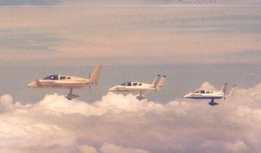 Ken Francis, Frank Bibbee, Vance Atkinson in formation 4/7/97