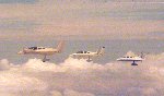 Ken Francis, Frank Bibbee, Vance Atkinson in formation 4/7/97